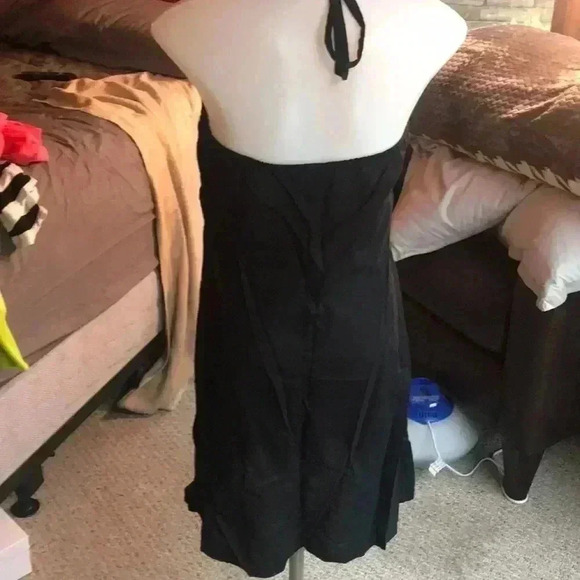 H&M Black halter dress size 8 - Picture 4 of 5